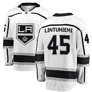 Men's Alex Lintuniemi Los Angeles Kings Breakaway Away Jersey - White