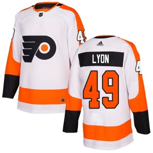 Men's Alex Lyon Philadelphia Flyers Authentic Jersey - White