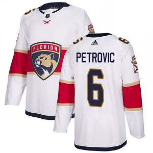 Men's Alex Petrovic Florida Panthers Authentic Away Jersey - White