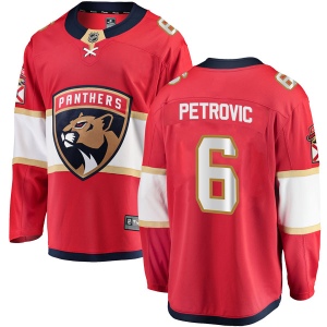 Men's Alex Petrovic Florida Panthers Breakaway Home Jersey - Red