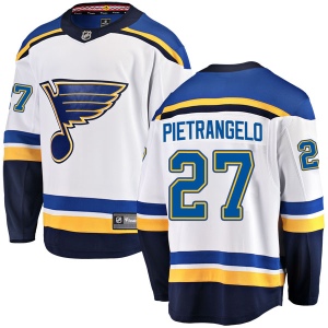 Men's Alex Pietrangelo St. Louis Blues Breakaway Away Jersey - White