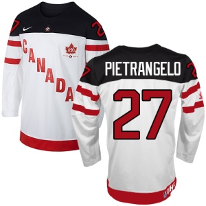 Men's Alex Pietrangelo Team Canada Premier 100th Anniversary Olympic Hockey Jersey - White