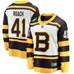 Men's Alex Roach Boston Bruins 2019 Winter Classic Breakaway Jersey - White