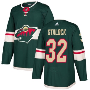 Men's Alex Stalock Minnesota Wild Authentic Jersey - Green