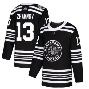 Men's Alex Zhamnov Chicago Blackhawks Authentic 2019 Winter Classic Jersey - Black