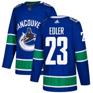 Men's Alexander Edler Vancouver Canucks Authentic Jersey - Blue