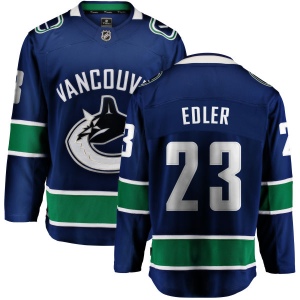 Men's Alexander Edler Vancouver Canucks Home Breakaway Jersey - Blue