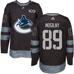 Men's Alexander Mogilny Vancouver Canucks Authentic 1917-2017 100th Anniversary Jersey - Black