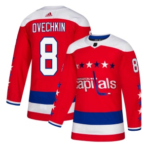 Men's Alexander Ovechkin Washington Capitals Authentic Alternate Jersey - Red