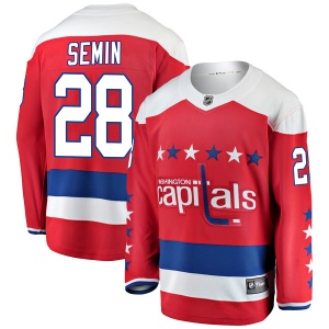 Men's Alexander Semin Washington Capitals Breakaway Alternate Jersey - Red