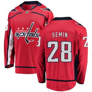 Men's Alexander Semin Washington Capitals Breakaway Home Jersey - Red