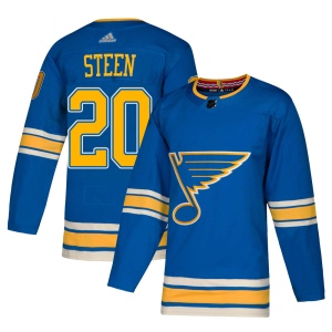 Men's Alexander Steen St. Louis Blues Authentic Alternate Jersey - Blue