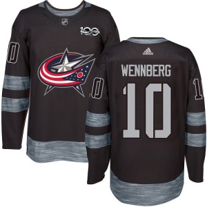 Men's Alexander Wennberg Columbus Blue Jackets Authentic 1917-2017 100th Anniversary Jersey - Black