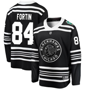 Men's Alexandre Fortin Chicago Blackhawks 2019 Winter Classic Breakaway Jersey - Black