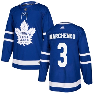 Men's Alexei Marchenko Toronto Maple Leafs Authentic Home Jersey - Blue