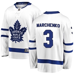 Men's Alexei Marchenko Toronto Maple Leafs Breakaway Away Jersey - White