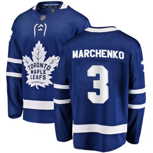 Men's Alexei Marchenko Toronto Maple Leafs Breakaway Home Jersey - Blue