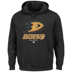 Men's Anaheim Ducks Big & Tall Critical Victory Pullover Hoodie - - Black