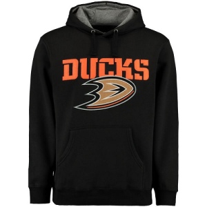 Men's Anaheim Ducks Rinkside Grayton Pullover Hoodie - - Black