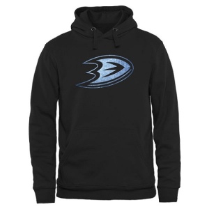 Men's Anaheim Ducks Rinkside Pond Hockey Pullover Hoodie - - Black