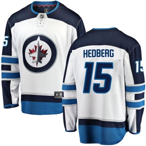 Men's Anders Hedberg Winnipeg Jets Breakaway Away Jersey - White