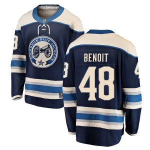 Men's Andre Benoit Columbus Blue Jackets Breakaway Alternate Jersey - Blue