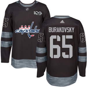 Men's Andre Burakovsky Washington Capitals Authentic 1917-2017 100th Anniversary Jersey - Black