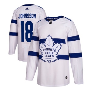 Men's Andreas Johnsson Toronto Maple Leafs Authentic 2018 Stadium Series Jersey - White