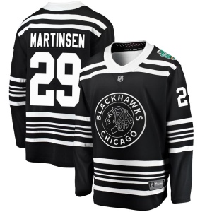 Men's Andreas Martinsen Chicago Blackhawks 2019 Winter Classic Breakaway Jersey - Black