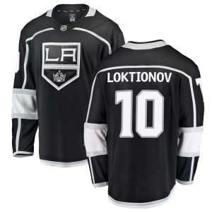 Men's Andrei Loktionov Los Angeles Kings Breakaway Home Jersey - Black