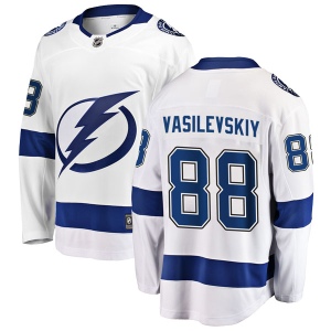 Men's Andrei Vasilevskiy Tampa Bay Lightning Breakaway Away Jersey - White