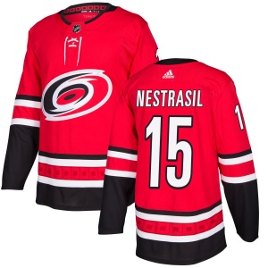 Men's Andrej Nestrasil Carolina Hurricanes Authentic Jersey - Red