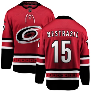 Men's Andrej Nestrasil Carolina Hurricanes Home Breakaway Jersey - Red