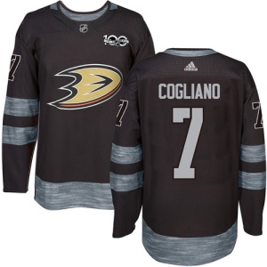 Men's Andrew Cogliano Anaheim Ducks Authentic 1917-2017 100th Anniversary Jersey - Black