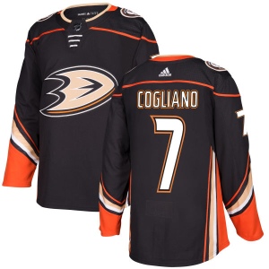 Men's Andrew Cogliano Anaheim Ducks Authentic Jersey - Black