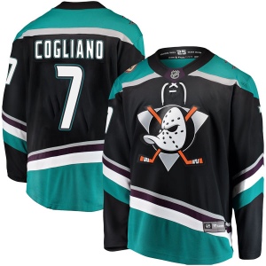 Men's Andrew Cogliano Anaheim Ducks Breakaway Alternate Jersey - Black