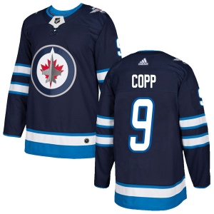 Men's Andrew Copp Winnipeg Jets Authentic Home Jersey - Navy