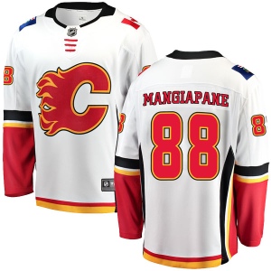 Men's Andrew Mangiapane Calgary Flames Breakaway Away Jersey - White