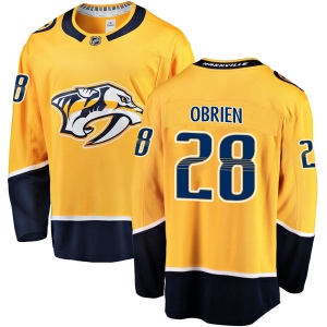 Men's Andrew Obrien Nashville Predators Breakaway Home Jersey - Gold