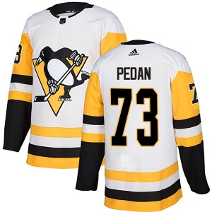 Men's Andrey Pedan Pittsburgh Penguins Authentic Away Jersey - White