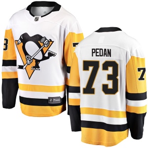 Men's Andrey Pedan Pittsburgh Penguins Breakaway Away Jersey - White