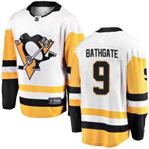 Men's Andy Bathgate Pittsburgh Penguins Breakaway Away Jersey - White