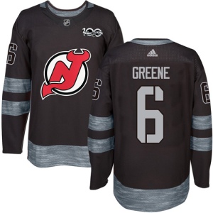 Men's Andy Greene New Jersey Devils Authentic 1917-2017 100th Anniversary Jersey - Black