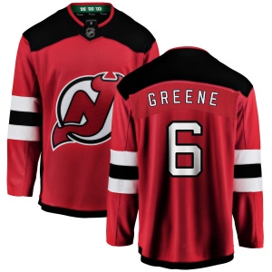 Men's Andy Greene New Jersey Devils Home Breakaway Jersey - Red