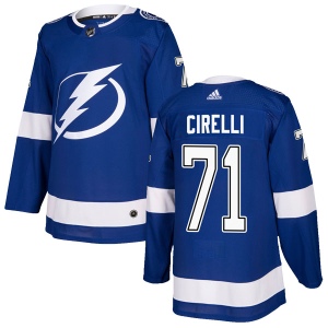 Men's Anthony Cirelli Tampa Bay Lightning Authentic Home Jersey - Blue