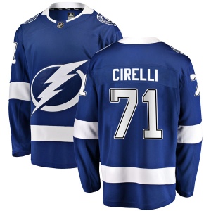 Men's Anthony Cirelli Tampa Bay Lightning Breakaway Home Jersey - Blue