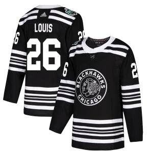 Men's Anthony Louis Chicago Blackhawks Authentic 2019 Winter Classic Jersey - Black