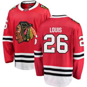 Men's Anthony Louis Chicago Blackhawks Breakaway Home Jersey - Red