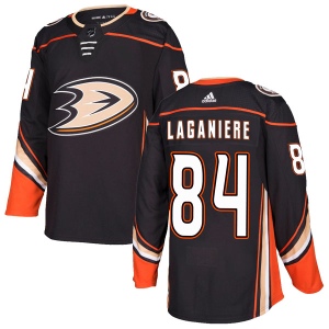 Men's Antoine Laganiere Anaheim Ducks Authentic Home Jersey - Black