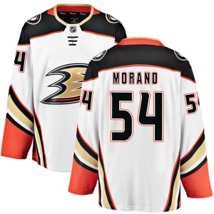 Men's Antoine Morand Anaheim Ducks Authentic Away Jersey - White